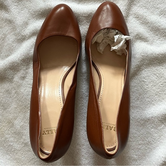 Bally Cognac Brown Heels - Picture 2 of 10
